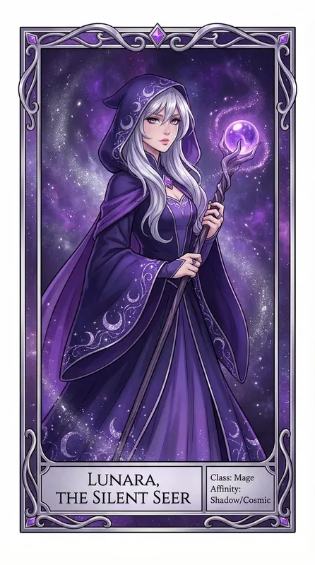 月影法师·露娜拉——3d同人相关推荐角色